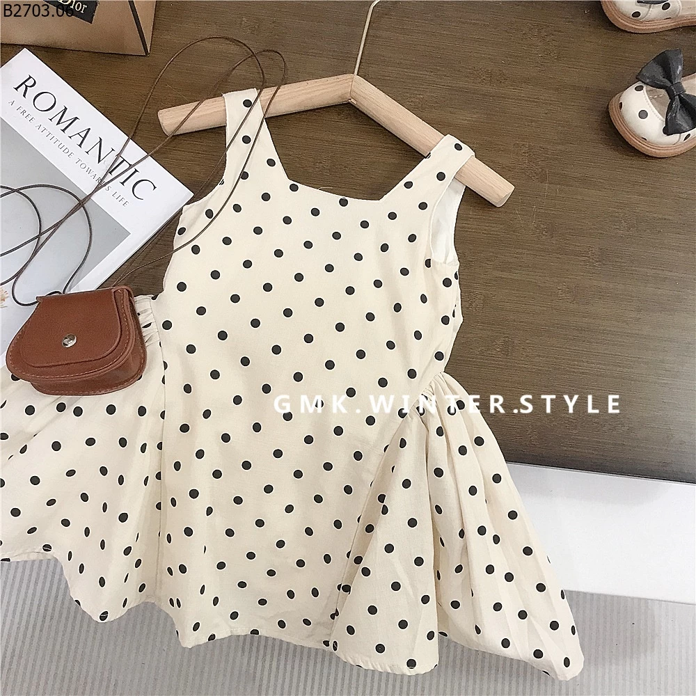 VÁY CHẤM BI BÉ GÁI G.i.á si 219k