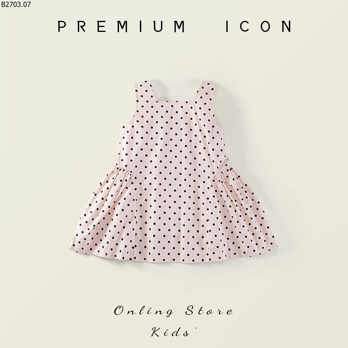 VÁY CHẤM BI BÉ GÁI nhà PREMIUM G.i.á si 149k