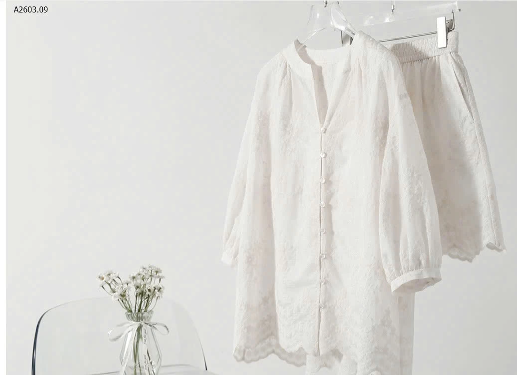 SET ĐŨI THÊU CAO CẤP - sỉ 405k